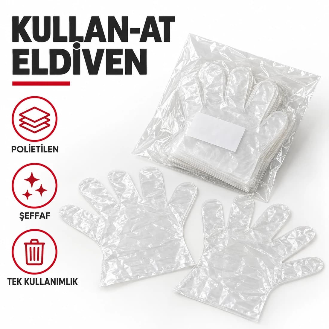 ŞEFFAF ELDİVEN 100'LÜ ELPO — temsili ürün görseli