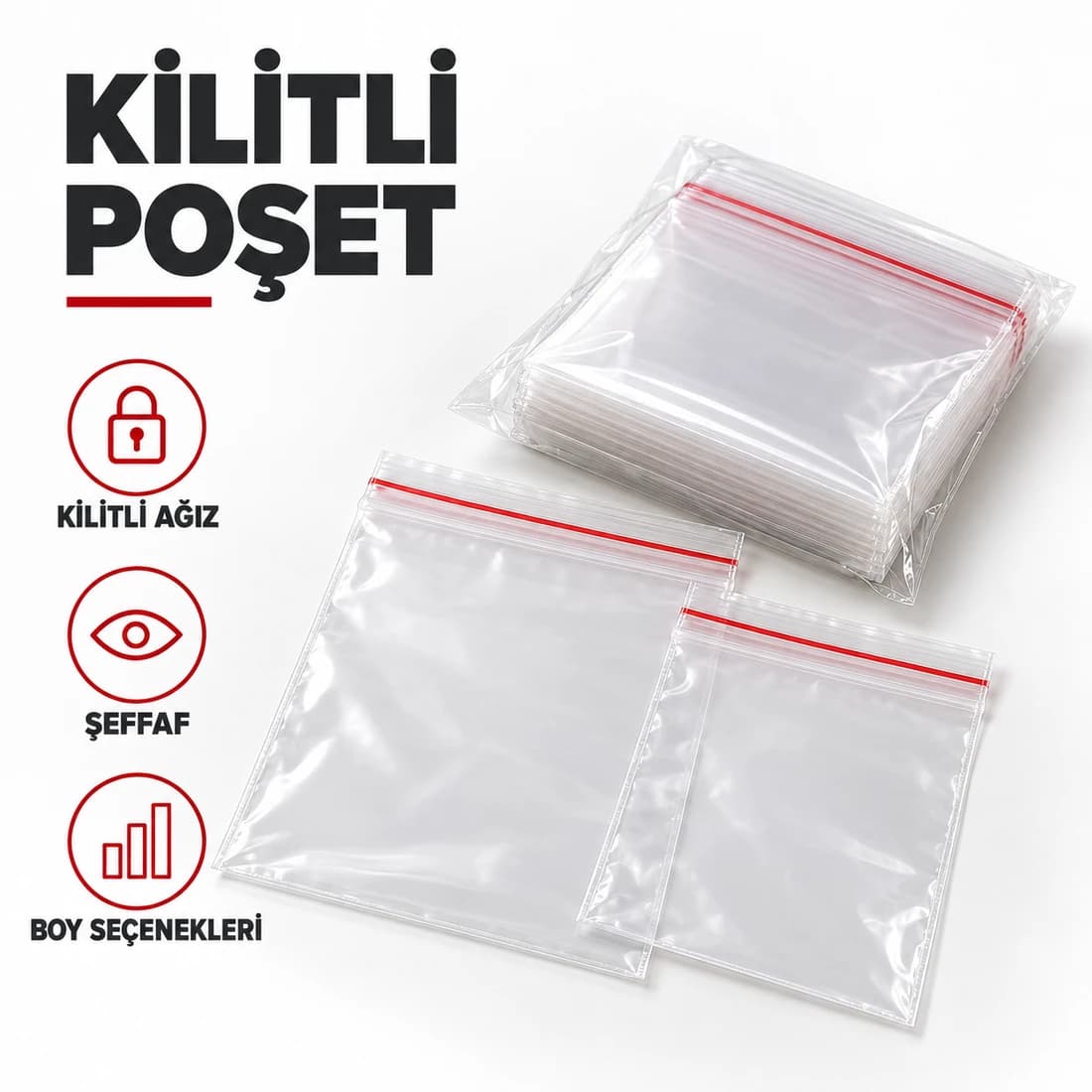 ROLL ÇİFT KİLİTLİ POŞET 18X21.4 CM — temsili ürün görseli